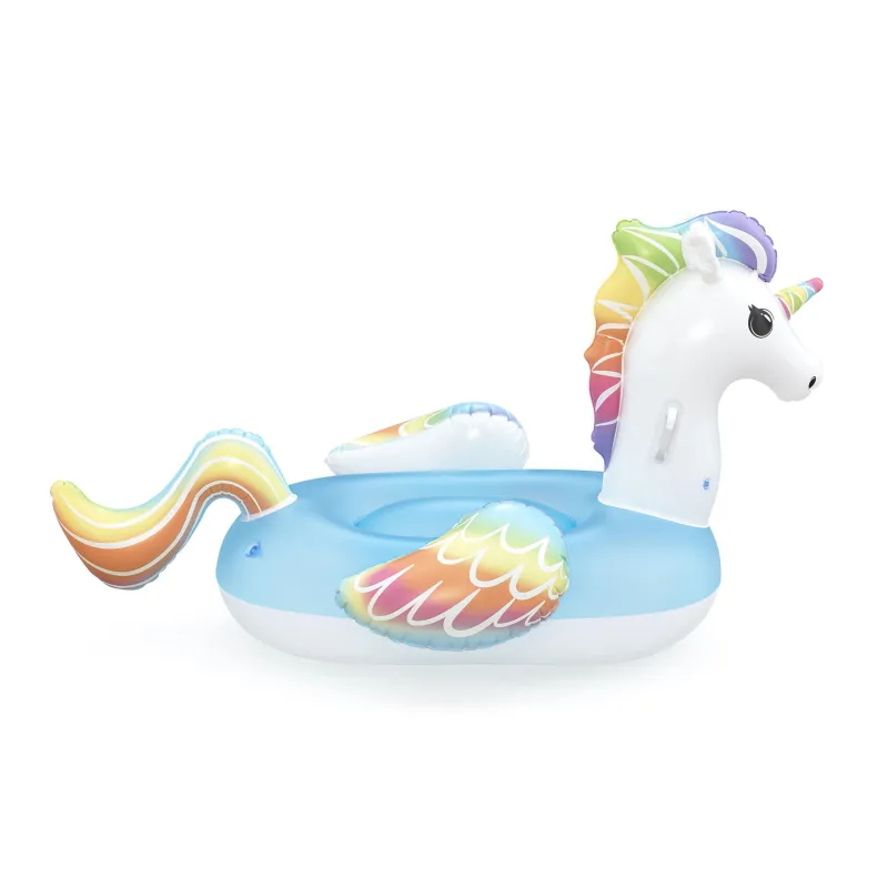Unicorn gonflabil 155 x 119 cm, fabricat din material PVC rezistent