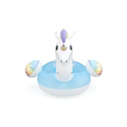 Unicorn gonflabil 155 x 119 cm, distracție mare pentru copii în grădină