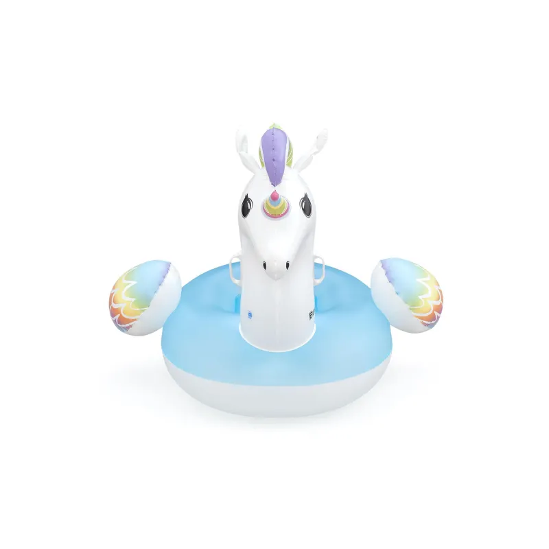 Unicorn gonflabil 155 x 119 cm, distracție mare pentru copii în grădină