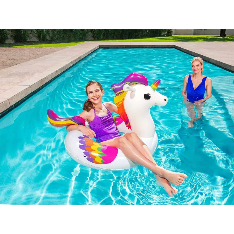Inel colorat în formă de unicorn pentru copii