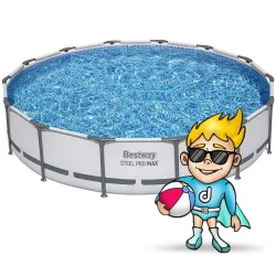 Piscină de grădină modernă 427 x 84 cm, ideală pentru relaxare în aer liber