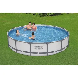 Piscină de grădină 427 x 84 cm, ideală pentru relaxare în zilele călduroase