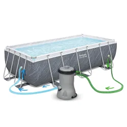 Piscină de grădină 11-in-1 Bestway 56721 perfectă pentru relaxare în grădină