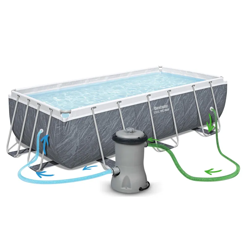 Piscină de grădină 11-in-1 Bestway 56721 perfectă pentru relaxare în grădină