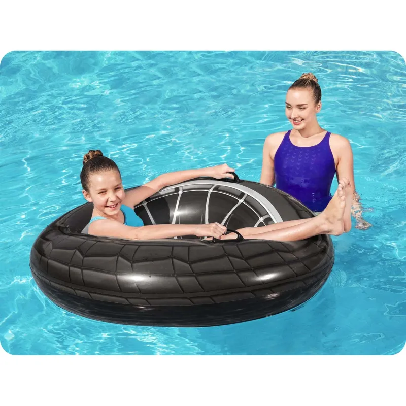 Colac de înot pneu 119 cm, material PVC durabil