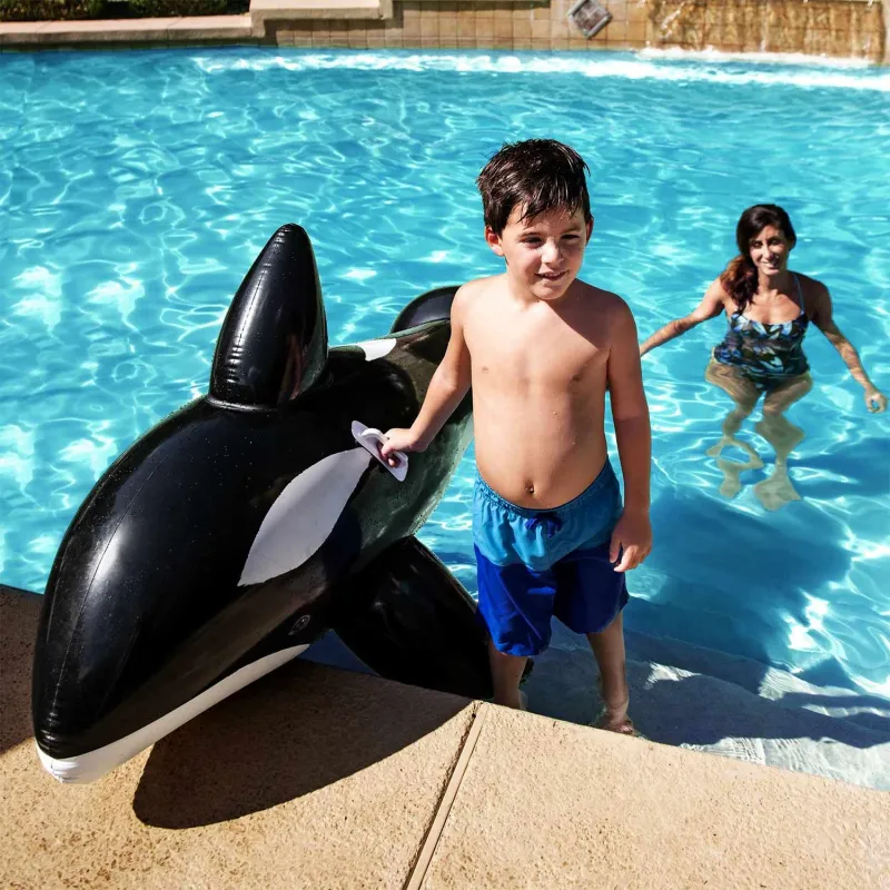 Orcan Jumbo Gonflabil Bestway 41009, distracție mare pentru grădină sau piscină