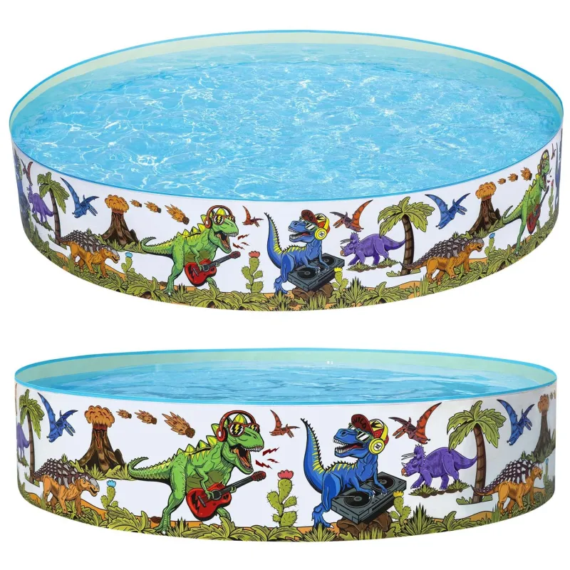 Piscină de Grădină Dinozauri 244x46cm, perfectă pentru distracția în aer liber