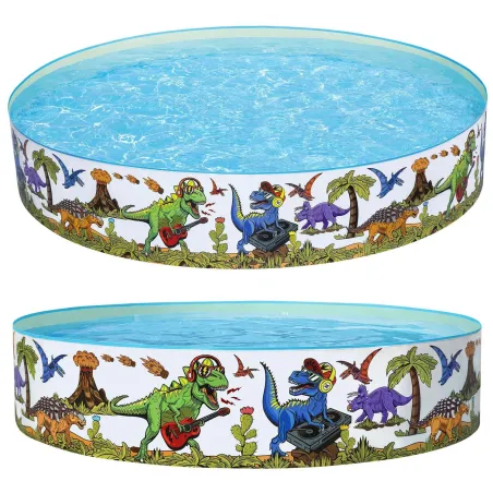 Piscină de Grădină Dinozauri 244x46cm, perfectă pentru distracția în aer liber