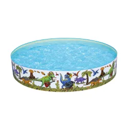 Piscină de Grădină Dinozauri 244x46cm, fabricată din materiale rezistente