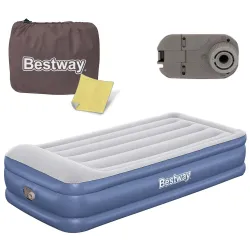 Bestway 67628 Saltea Gonflabilă 191x97x46 cm cu Pompă Electrică