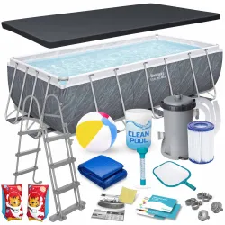 Bestway Piscină de Grădină cu Cadru 404 x 201 x 100 cm 18in1 56721