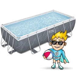 Piscină de Grădină 404 x 201 x 100 cm, ideală pentru relaxare în aer liber
