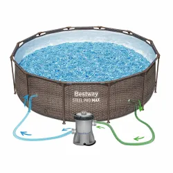 Piscină cu Cadru 366 x 100 cm din PVC, rezistentă și ideală pentru vară