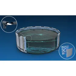 Piscină din material rezistent la intemperii pentru utilizare în exterior