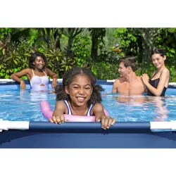 Perfectă piscină cu cadru 366 x 76 cm pentru utilizare de vară în grădină