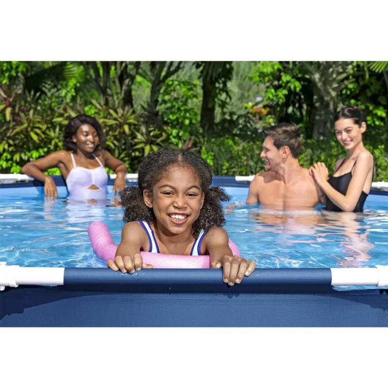 Perfectă piscină cu cadru 366 x 76 cm pentru utilizare de vară în grădină
