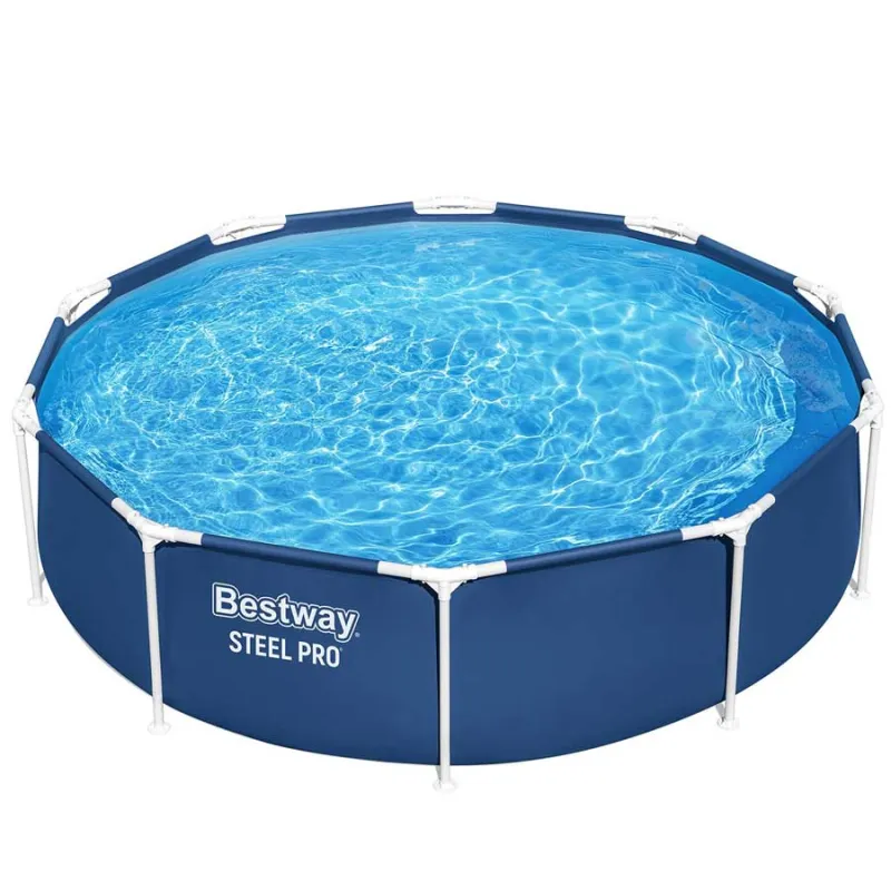 Piscină de grădină 305 x 76 cm 8-în-1, material rezistent la daune