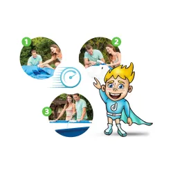 Piscină cu cadru rezistent, perfectă pentru vară
