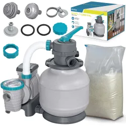 Pompă Nisip 8327 l/h + 25kg Nisip Bestway 58499