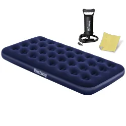 Bestway 67001 Saltea Gonflabilă 188x99x22 cm cu Pompă Manuală