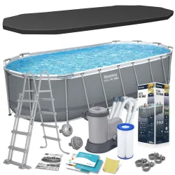 Piscină cu Cadru 549 x 274 x 122 cm 12in1 Bestway 56710