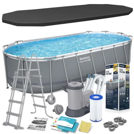Piscină cu Cadru 549 x 274 x 122 cm 12in1, ideală pentru grădină