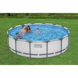 Piscină de grădină 427 x 107 cm, perfectă pentru relaxare de vară în aer liber