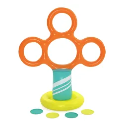 Bestway Suport Frisbee cu Inele pentru Copii, excelent pentru jocuri de grădină pentru copii