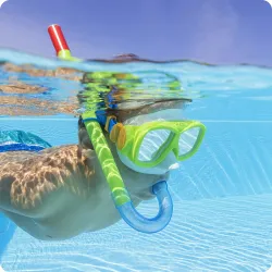 Bestway 24035 Set de Scufundări Verde, ideal pentru snorkeling