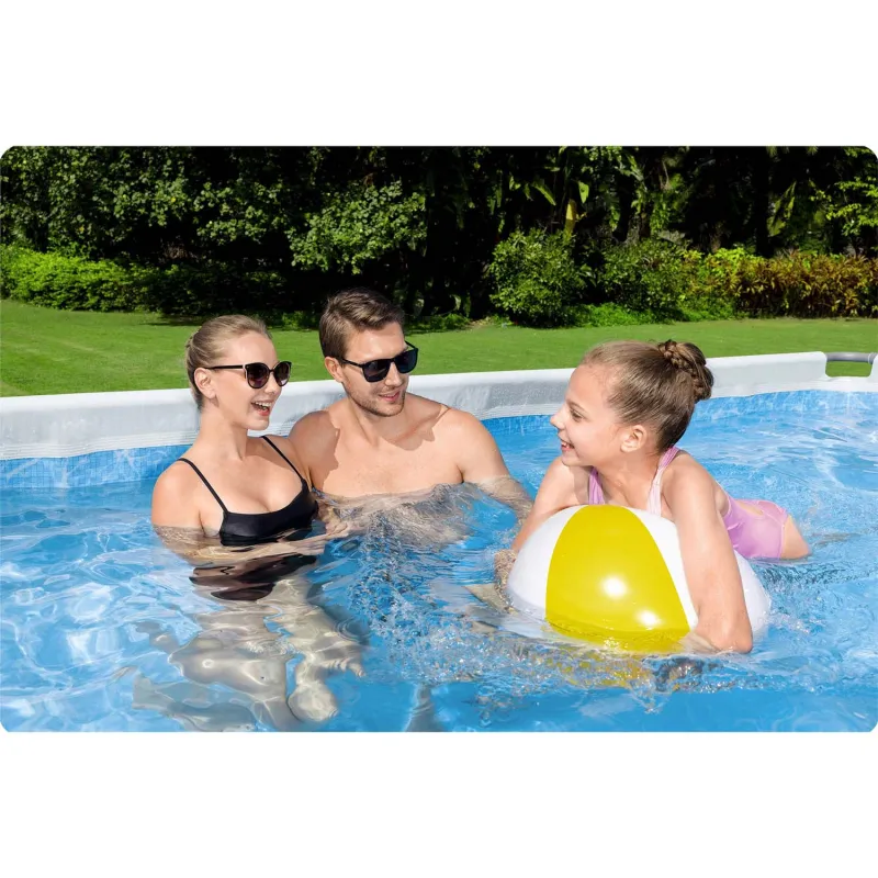 Piscină ușor de montat 640 x 274 x 132 cm, ideală pentru familii