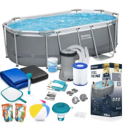 Bestway 5614A Piscină cu Cadru 305 x 200 x 84 cm 17în1