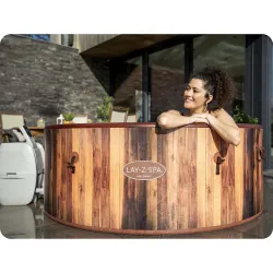SPA gonflabil Lay-Z Helsinki cu un design elegant, perfect pentru grădină