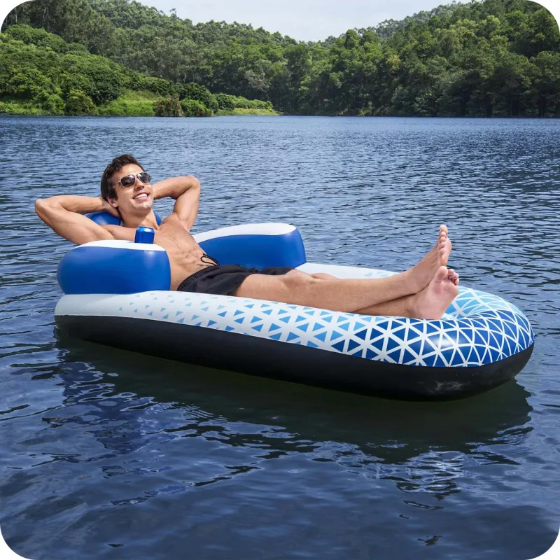 Saltea de Înot Indigo Wave Bestway 43533, ideală pentru relaxare în apă