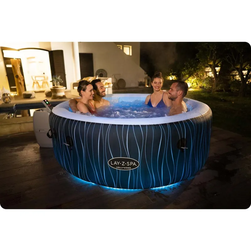 SPA Gonflabil Lay-Z Hollywood elegant, perfect pentru relaxare în grădină