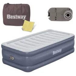 Saltea gonflabil 191x97x51 cm cu pompă electrică încorporată Bestway 6713G