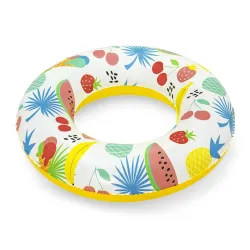 Colac de înot colorat în formă de pepene verde 61 cm, perfect pentru plajă sau piscină