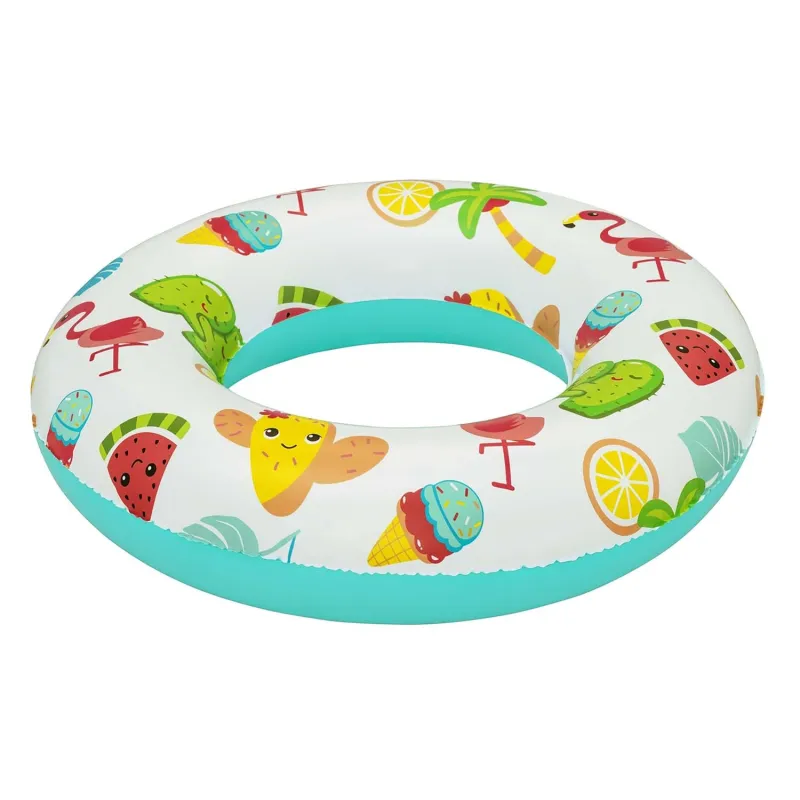 Inel de înot din material rezistent, formă de cactus 61 cm