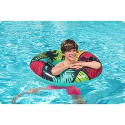 Perfect pentru distracție la piscină, inel de înot turcoaz, categoria: Colaci de înot
