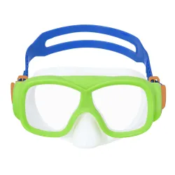 Mască de înot de înaltă calitate cu design verde-albastru, ideală pentru copii