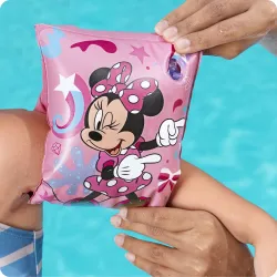 Aripioare Minnie roz, ideale pentru lecțiile de înot pentru copii