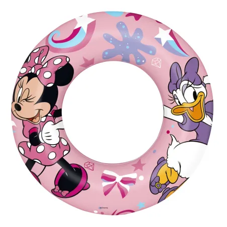Colac de înot Minnie 56 cm, design colorat, perfect pentru plajă