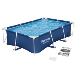 Piscină de grădină cu cadru 259 x 170 x 61 cm Bestway 56403N