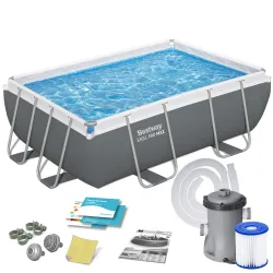 Bestway 56629N Piscină de grădină cu cadru 282 x 196 x 84 cm 10-în-1