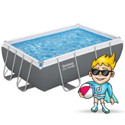 Piscină de grădină albastră 282 x 196 x 84 cm Bestway 56629N
