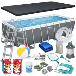 Bestway 56671N Piscină cu Cadru 488x244x122 cm 18in1