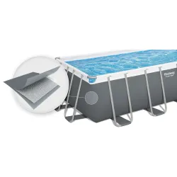 Piscină cu cadru 488x244x122 cm 18in1, ideală pentru grădină și joacă pentru copii