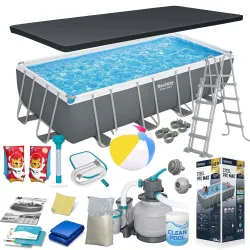 Piscină de grădină cu cadru 549x274x122cm 17-în-1 Bestway 56466N