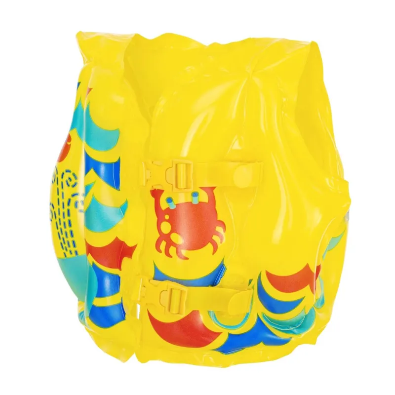 Vesta gonflabilă tropicală elegantă pentru copii, culori strălucitoare