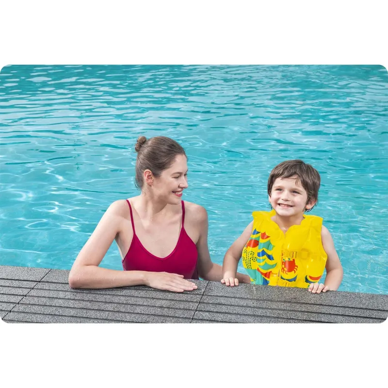 Vesta gonflabilă tropicală ideală pentru activități la piscină și plajă