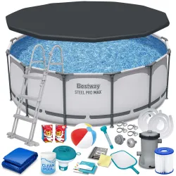 Piscină de grădină 396 x 122 cm, ideală pentru distracție în aer liber, Bestway 5618W